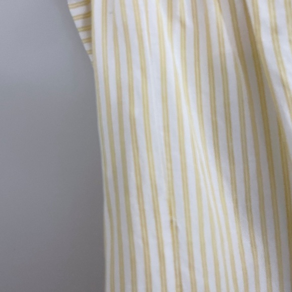 Anthropologie Maeve Off the Shoulder Top Banana Yellow with Puff Sleeves Coastal - Picture 5 of 9